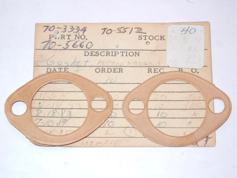 someTriumph 500 650 750 paper intake gasket PAIR 70-3334 = 70-5512 = 70-5660 - Imagem 1 de 1