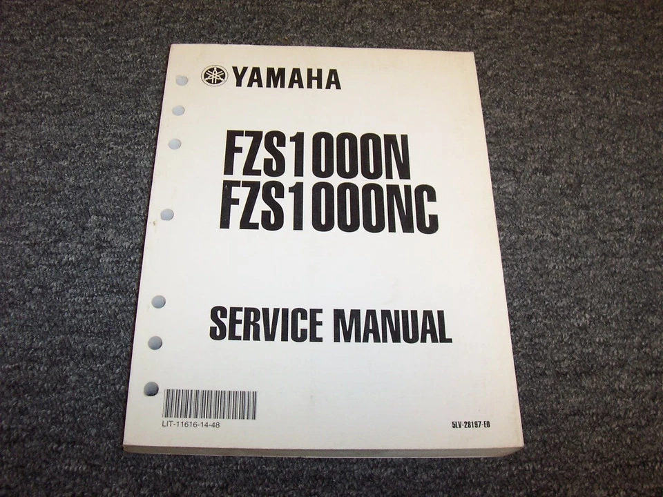 2002 Yamaha Fazer FZ1 Motorcycle Shop Service Repair Manual LIT-11616-14-48 - Image 1 of 1