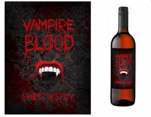 Etichette per bottiglia: sangue di vampiro - Foto 1 di 1