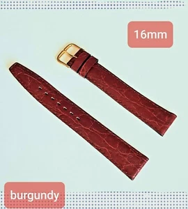 Genuine Leather CROC Grain Watch Strap Brown 16 mm EXCUTIVE QUALITY'S - Picture 1 of 3