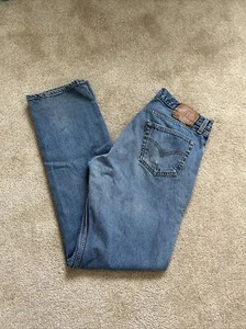 Vintage Levis 501 Jeans 36 x 36 USA Made Button Fly Straight Leg - Picture 1 of 19