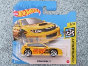 Hot Wheels 2021 #068/250 SUBARU WRX STI yellow @C - Picture 1 of 2