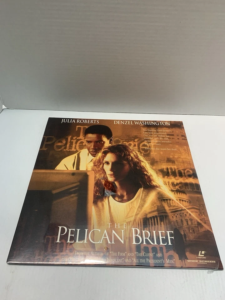 Laserdisc {O} * The Pelican Brief * Julia Roberts Denzel Washington Widescreen — 第 1/2 张图片