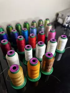 Lot of 26 Isacord Polyester Embroidery Thread Multi Color 1000m - Picture 1 of 8