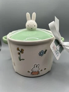 Miffy By Magenta MIFFY Floral Mini Baking Dish With Lid And Bunny Topper NEW - Picture 1 of 7