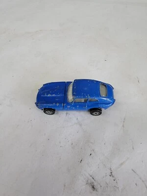 Corgi Juniors 1/64 Jaguar E Type 2+2 Coupe Whizzwheels Blue Project Or Parts - Image 1 of 4