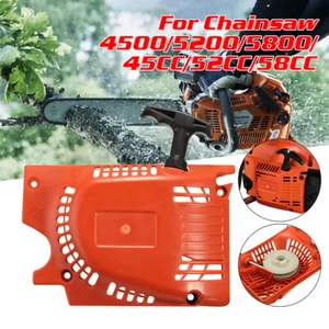 Avviamento a strappo rinculo per motosega cinese 4500 5200 5800 45cc 52cc 58cc BBT - Foto 1 di 7