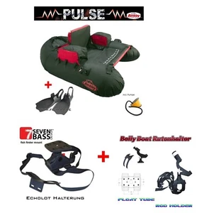 Berkley Belly Boat Komplett-Set mit Rutenhalter + Fishfinder Halter + Flossen #R - Bild 1 von 6