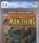 PRIMO:  FEAR #10 Man Thing Origin 1972 Marvel comics CGC 7.5 VF- 10