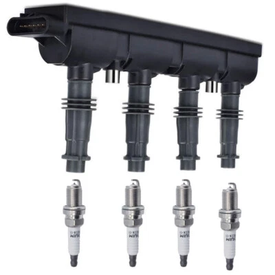 Ignition Coil + iridium Spark Plug pack for Buick Chevy Cruze Sonic Cadillac ELR - Image 1 of 4