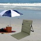 Folding Beach Chair With Back Support For Backpacking Picnic Sporting Events