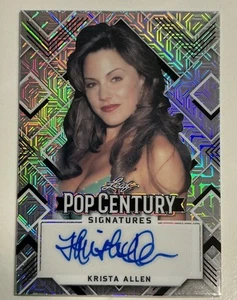 KRISTA ALLEN 2022 LEAF POP CENTURY SIGNATURES AUTO 1/15 - Bild 1 von 2