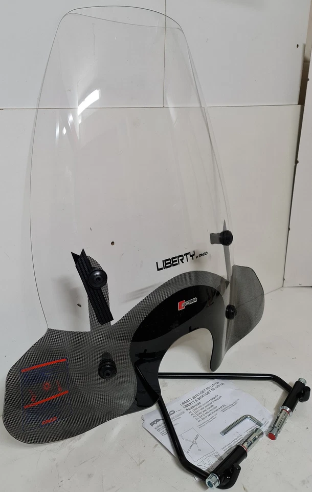 PARABREZZA  PIAGGIO LIBERTY S I-GET 50/125/150 dal 2016 art.23411 incollato - Immagine 1 di 4