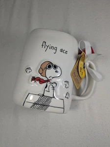 NEW Rae Dunn Snoopy Flying Ace Mug 22oz 75th Anniversary Peanuts with tags - Picture 1 of 10