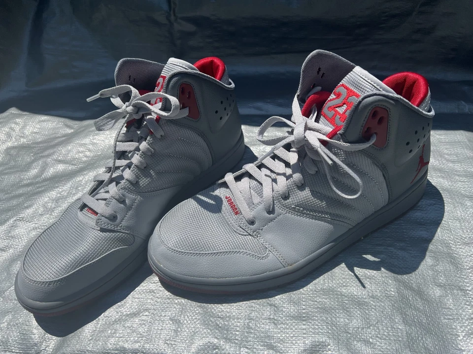 Nike Air Jordan 1 Flight 4 Basketball Shoes Mens 12 Gray  Sneakers 838818-005 - Image 1 of 4