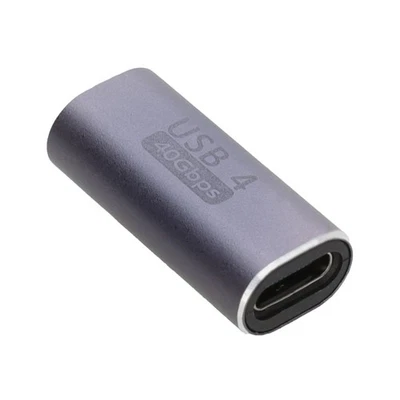 USB4 40 Coupler Adapter Sockets 40Gbps USB-C to usb-c Female to Female Ends - Image 1 of 3