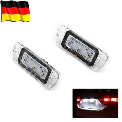 2Stück 6 LED Kennzeichenleuchte Kaltweiß Lampe Für Benz GL Klasse X164 2007-2012 - Bild 1 von 4