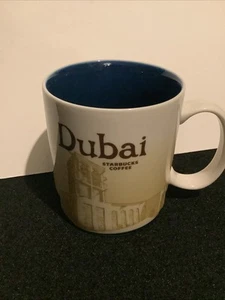 Starbucks Dubai Global Icon Collectors Series Kaffee Tee Becher 2013 blau innen - Bild 1 von 6