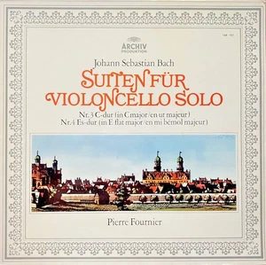 ARCHIV LP 198-187: J.S. Bach – Cello Suites No. 3 & No. 4 - Pierre Fournier -DEU - Picture 1 of 5