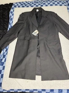 Abito Wah Maker Frontier Wear Western nero misto lana poli taglia 44 nuovo - Foto 1 di 8