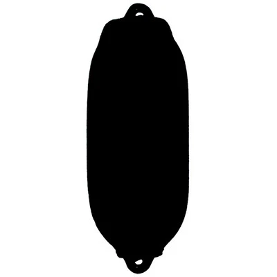 2 x FENDER COVERS PAIR BLACK Medium 600x180mm Fender Socks Mooring Boat Yacht  - image 1 of 4