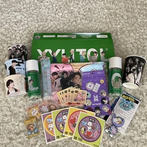 BT21 BTS Jungkook V Pegatinas Portavasos Llavero Kam Artículos - Imagen 1 de 6