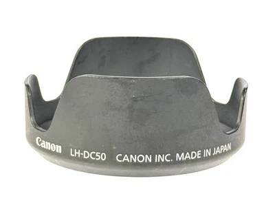 Genuine Canon LH-DC50 Lens Hood Shade for PowerShot SX1 IS, SX10 IS, SX20 IS - Image 1 of 3