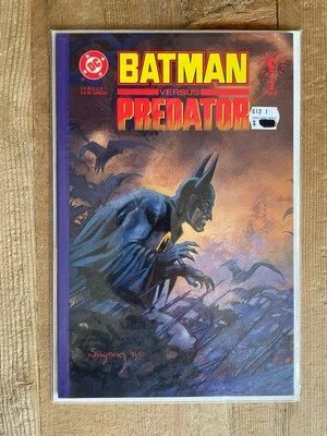 Batman Versus Predator: Libro 1 casi nuevo 1992 DC/Dark Horse Dave Gibbons Andy Kubert Foto 1 de 2