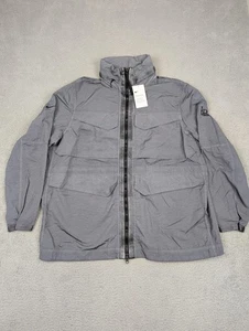 Nike Tech Pack Jacket Mens XL Gray Packable Hood Full Zip Nylon Long Beach LB - Picture 1 of 23