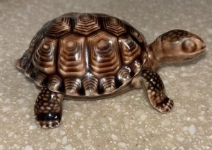 Vintage Wade Porcelain Turtle Made In England Trinket Box - Picture 1 of 5