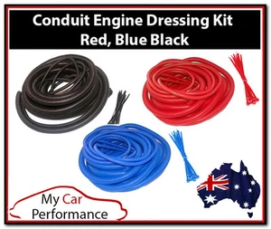 Conduit Engine Dressing Kits Wire Cable Ties Cover Car Electrical Split Dress - Picture 1 of 4