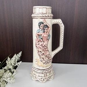 De colección 1973 EUR-O-CON MOLDE Bailarines Flamencos Tauromaquia Cerveza Gigante Piedra 15.5" - Imagen 1 de 11