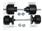 YAMAHA XT660X XT660R FRONT & REAR WHEEL CRASH PROTECTION PUCKS KNOBS SLIDER S11D