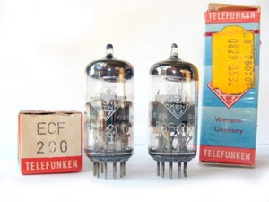 ONE ECF200/6X9 TELEFUNKEN NOS DIAMOND Tube Valve Röhre Lampe Valvola 진공관 真空管 - Bild 1 von 2