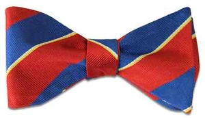 18 Battery Royal Artillery Silk (Self Tie) Bow Tie - Picture 1 of 1