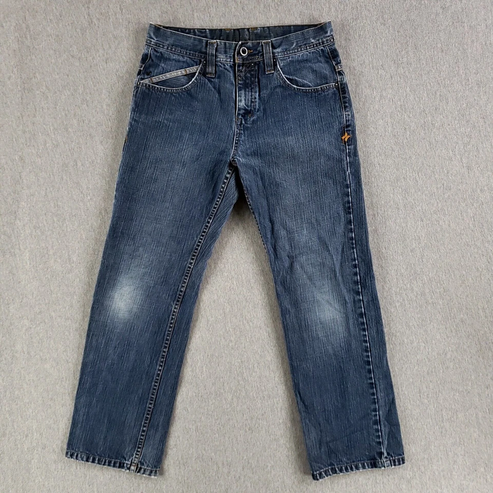 Vintage Hurley 30 Short Jeans Straight Leg Classic Retro 100% Cotton Denim Y2K - Image 1 of 4