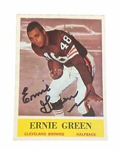 Ernie Green 1964 Philadelphia #35 Signed Cleveland Browns