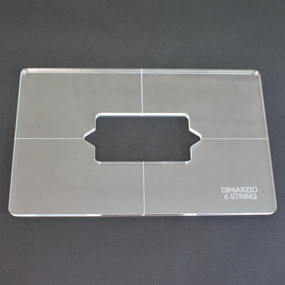 Plantilla de enrutamiento de pastillas - DiMarzio Humbucker (6 cuerdas)