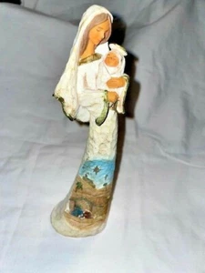 Hawthorne Village Thomas Kinkade Elegant Blessings loving Mary and baby Jesus - Picture 1 of 4