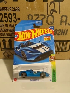 HOT WHEELS MCLAREN ELVA 6/10 203/250 Blue Die Cast 1/64 HW Exotics  - Picture 1 of 5