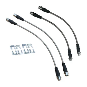 ATI EXTENDED BRAIDED BRAKE LINE KIT - FITS TOYOTA N70/N80 HILUX ABS - Picture 1 of 1