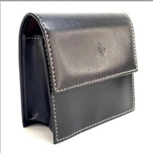 PATEK PHILIPPE scatola orologio da viaggio custodia pelle marrone scuro modello recente - Foto 1 di 3