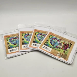 Lote de 4 Artesanos Tela Cuadrada de Tela para Hágalo Usted Mismo Tie-Dye Blanco 27.5x27.5 Sellado  - Imagen 1 de 5