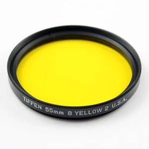 Tiffen - 55mm Yellow 2 (K2, Medium Yellow) - Filter for B&W Photography - Picture 1 of 1