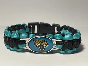 Pulsera Jacksonville Jaguars NFL Paracord NUEVA - Imagen 1 de 2