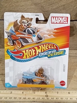 Hot Wheels Racer Verse #HKB86 2023 Disney Marvel Rocket - Image 1 of 2