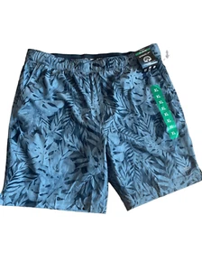 Pantalones Cortos de Natación Speedo Para Hombre Azul Floral Hawaiano Talla XL NUEVO - Imagen 1 de 8