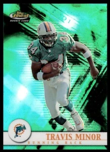 2001 Finest Travis Minor Rookie /1000 Miami Dolphins #117 - Picture 1 of 2