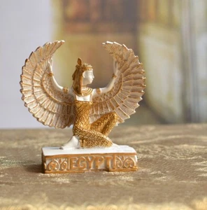 Egyptian Ancient Goddess Isis Pyramids Statue Action Figure Patron Saint Art - Picture 1 of 4