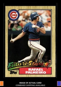 1987 Topps #634 Rafael Palmeiro RC Rookie Future Stars Chicago Cubs - Picture 1 of 2
